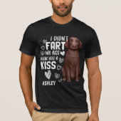 Labrador Retriever Didnt Furz Kiss Dog T-Shirt (Vorderseite)