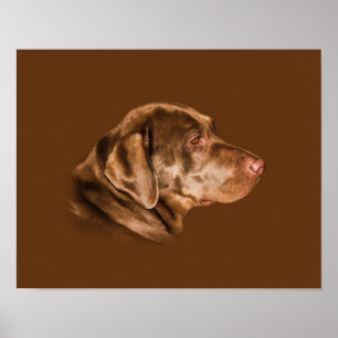 Labrador Retriever Dog, anpassbar Poster