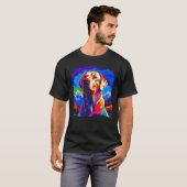 Labrador Retriever Dog Art T-Shirt (Vorne ganz)