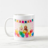Labrador Retriever Dog Balloons Geburtstag Kaffeetasse (Links)