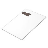 Labrador Retriever Dog Cartoon Editor Notizblock (angewinkelt)