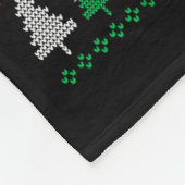 Labrador Retriever Dog Christmas Ugly Sweater Ligh Fleecedecke (Ecke)