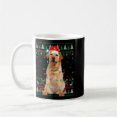 Labrador Retriever Dog Christmas Ugly Sweater Ligh Kaffeetasse (Links)