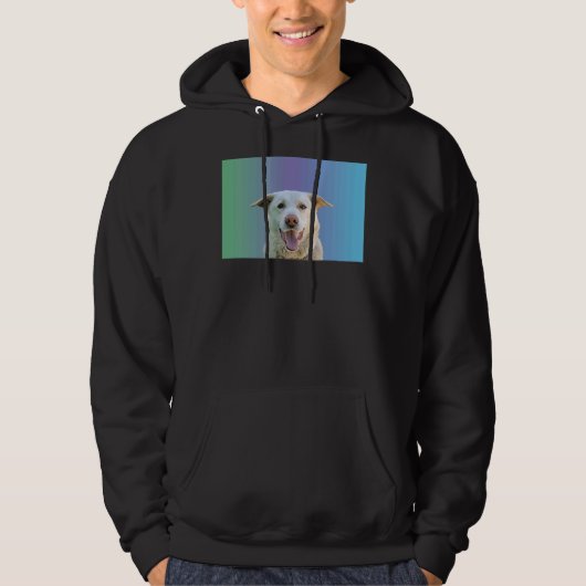 Labrador Retriever Dog Face Hoodie (Vorderseite)