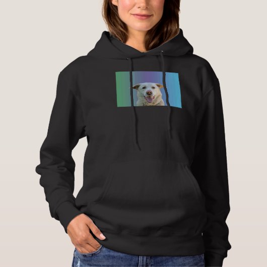 Labrador Retriever Dog Face Hoodie (Vorderseite)