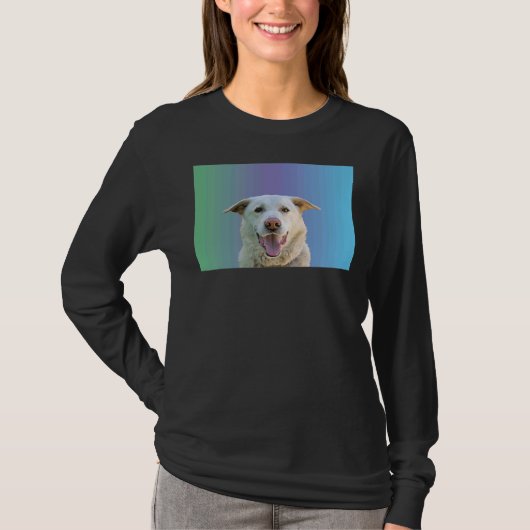 Labrador Retriever Dog Face T-Shirt (Vorderseite)