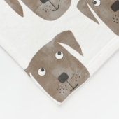 Labrador Retriever Dog Fleecedecke (Ecke)