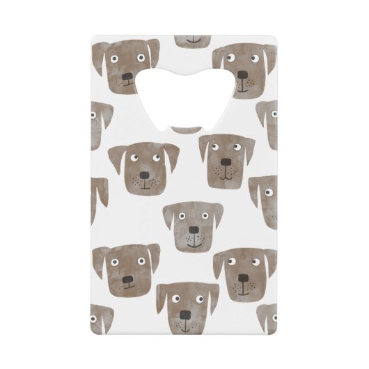 Labrador Retriever Dog Geldbeutel Flaschenöffner (Vorderseite)