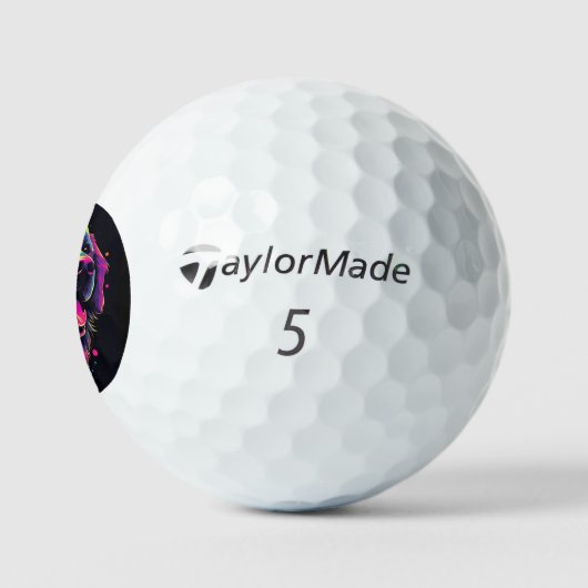 Labrador Retriever Dog Golfball (Logo)