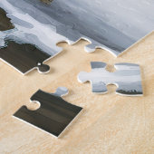 Labrador Retriever Dog in Schnee Weihnachten Puzzle (Seite)