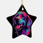 Labrador Retriever Dog Keramik Ornament (Rechts)