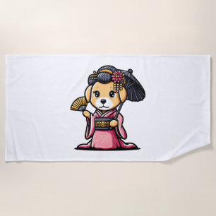 Labrador Retriever Dog Kimono Strandtuch