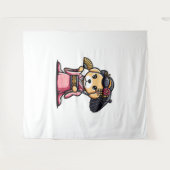 Labrador Retriever Dog Kimono Wandteppich (Vorderseite (Horizontal))