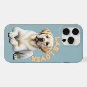Labrador Retriever Dog Lover iPhone Hülle (Rückseite (Horizontal))