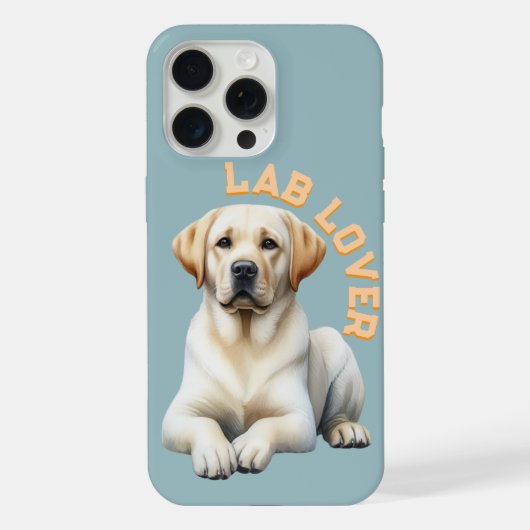 Labrador Retriever Dog Lover iPhone Hülle (Rückseite)