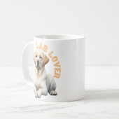 Labrador Retriever Dog Lover Kaffeetasse (Vorderseite Links)