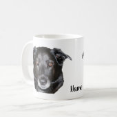 Labrador Retriever Dog Lover Personalisiert Kaffeetasse (Vorderseite Links)