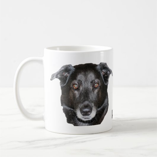 Labrador Retriever Dog Lover Personalisiert Kaffeetasse (Links)
