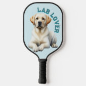 Labrador Retriever Dog Lover Pickleball Schläger (Rückseite)