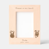 Labrador Retriever Dog Memorial Geätzte Rahmen (Vorderseite)