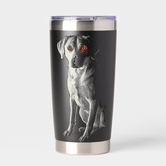 Labrador Retriever Dog Motif Pet Labrador Retrieve Thermobecher (Vorderseite)