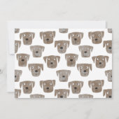 Labrador Retriever Dog Neue Ankündigung (Rückseite)