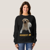 Labrador Retriever Dog Niedlich Dog Good Boi Goode Sweatshirt (Vorne ganz)