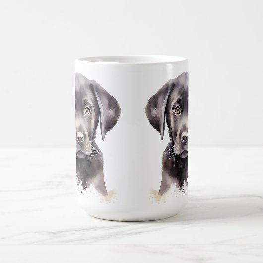 Labrador Retriever Dog Niedliche Wasserfarbenpuppe Kaffeetasse (Mittel)