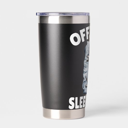 Labrador Retriever Dog Official Sleepshirt Napping Thermobecher (Rechts)