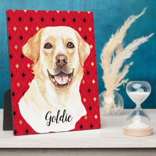 Labrador Retriever Dog Personalisiert Fotoplatte