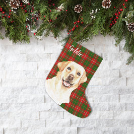 Labrador Retriever Dog Personalisiert Kleiner Weihnachtsstrumpf