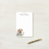 Labrador Retriever Dog Personalisiert Niedliche We Post-it Klebezettel (Auf Schreibtisch)