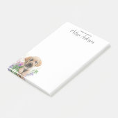 Labrador Retriever Dog Personalisiert Niedliche We Post-it Klebezettel (angewinkelt)