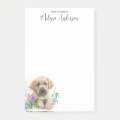 Labrador Retriever Dog Personalisiert Niedliche We Post-it Klebezettel (Vorderseite)