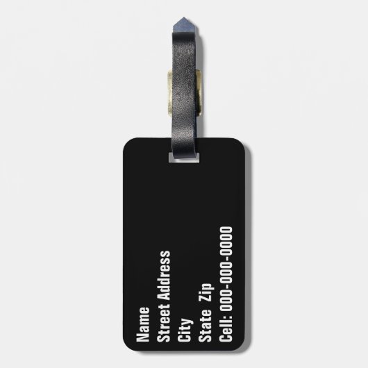 Labrador Retriever Dog Portrait in violetten Blume Gepäckanhänger (Rückseite vertikal)