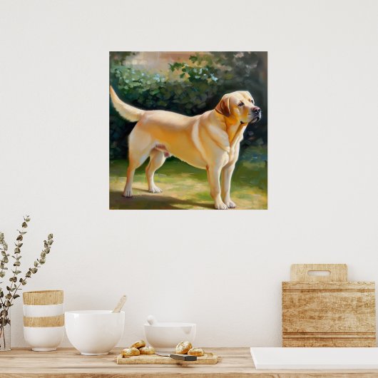 Labrador Retriever Dog Poster (Küche)