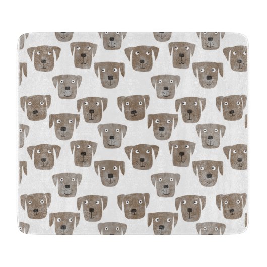 Labrador Retriever Dog Schneidebrett (Vorderseite)