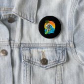 Labrador Retriever Dog Surfing Surfer Hawaii Somme Button (Beispiel)