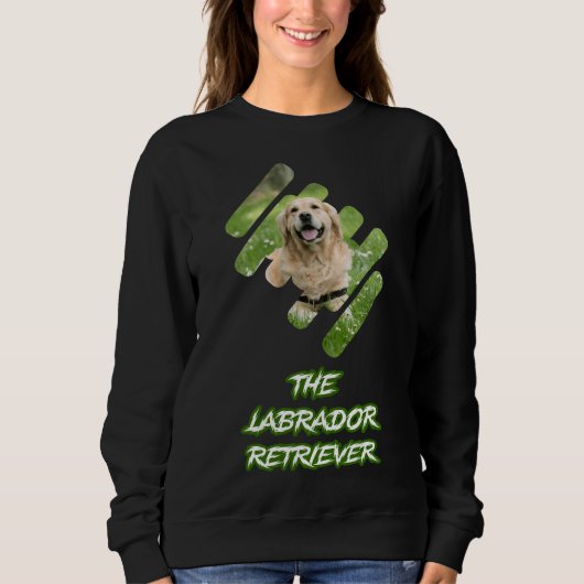 Labrador Retriever Dog Sweatshirt (Vorderseite)