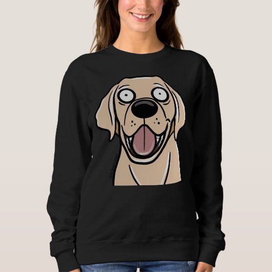 Labrador Retriever Dog Sweatshirt (Vorderseite)