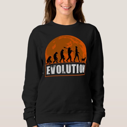 Labrador Retriever Dog Trainer Evolution Sweatshirt (Vorderseite)