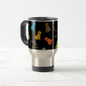 Labrador Retriever Dog Travel Mug Cup Reisebecher (Vorderseite Links)