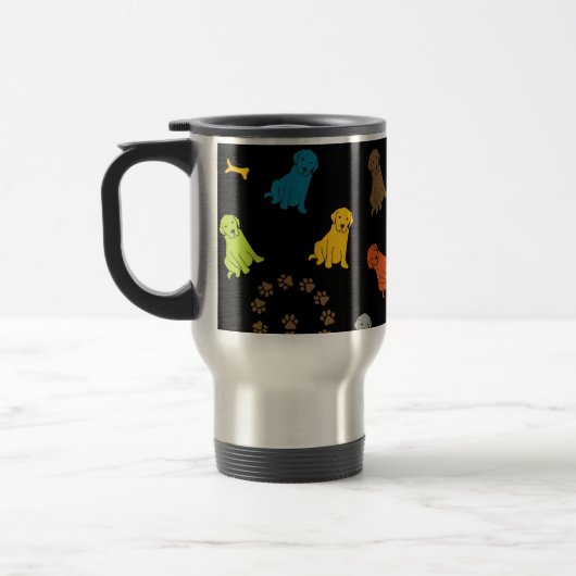 Labrador Retriever Dog Travel Mug Cup Reisebecher (Links)