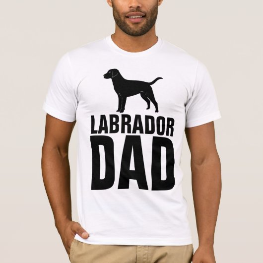 LABRADOR RETRIEVER DOG VATER T - Shirt (Vorderseite)