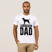LABRADOR RETRIEVER DOG VATER T - Shirt (Vorne ganz)
