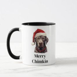 Labrador Retriever Dog Weihnachtsmannmütze Weihnac Tasse