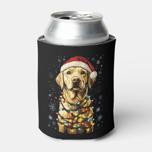 Labrador Retriever Dogs Tree Christmas Sweater Xma Dosenkühler (Kanne Vorderseite)