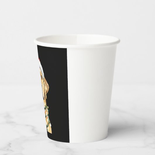 Labrador Retriever Dogs Tree Christmas Sweater Xma Pappbecher (Links)