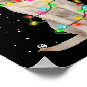 Labrador Retriever Dogs Tree Christmas Sweater Xma Poster (Ecke)