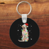 Labrador Retriever Dogs Tree Christmas Sweater Xma Schlüsselanhänger (Vorderseite)